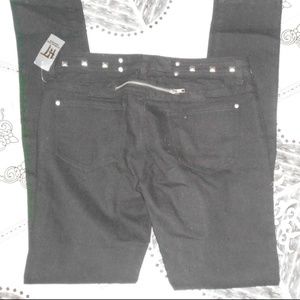 Ghosts & Angels Studded Black Skinny Jeans Sz 9